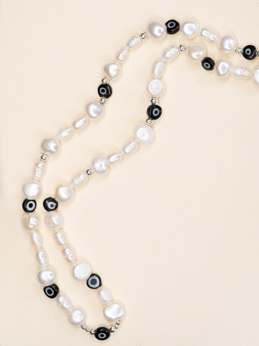 NAZAR - PEARL NECKLACE BLACK